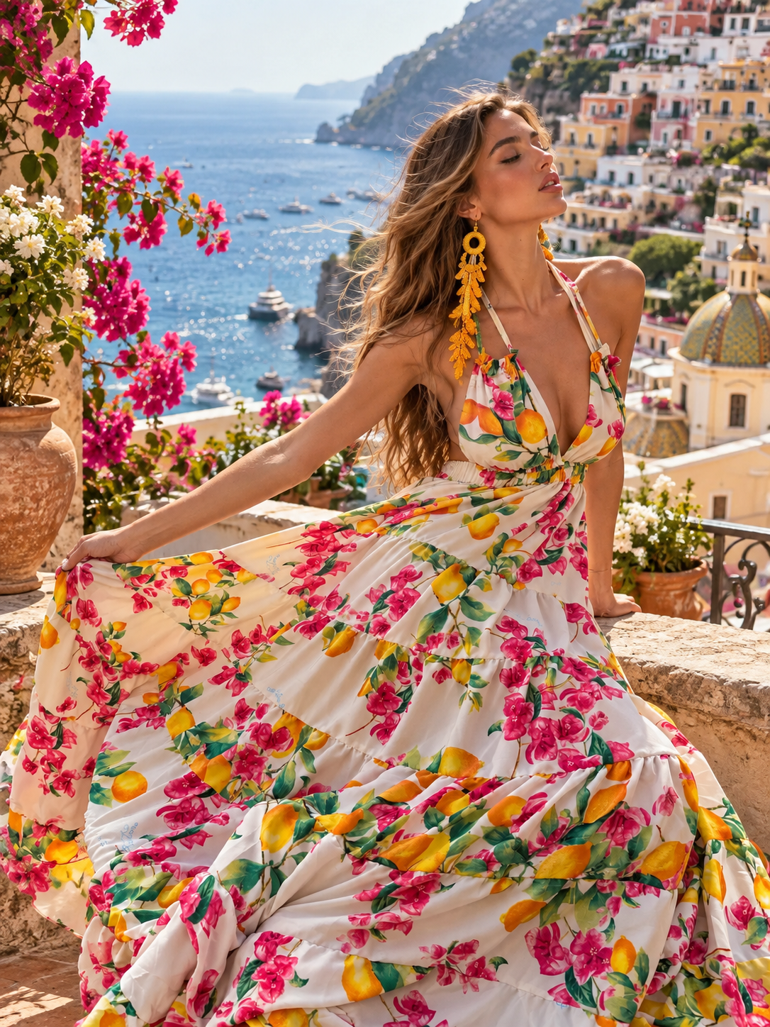 Maxi Halter Dress FC243