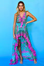 Long dress with open back