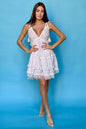 Short dress with straps