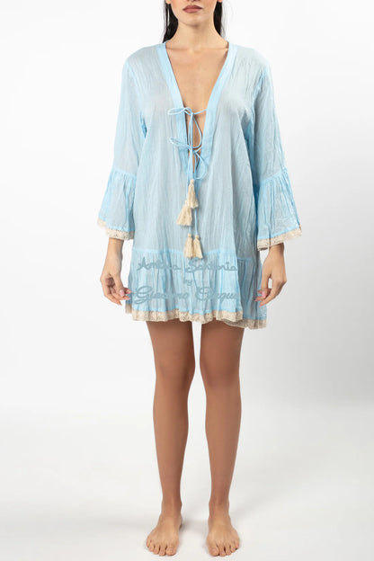 Short V-neck dress