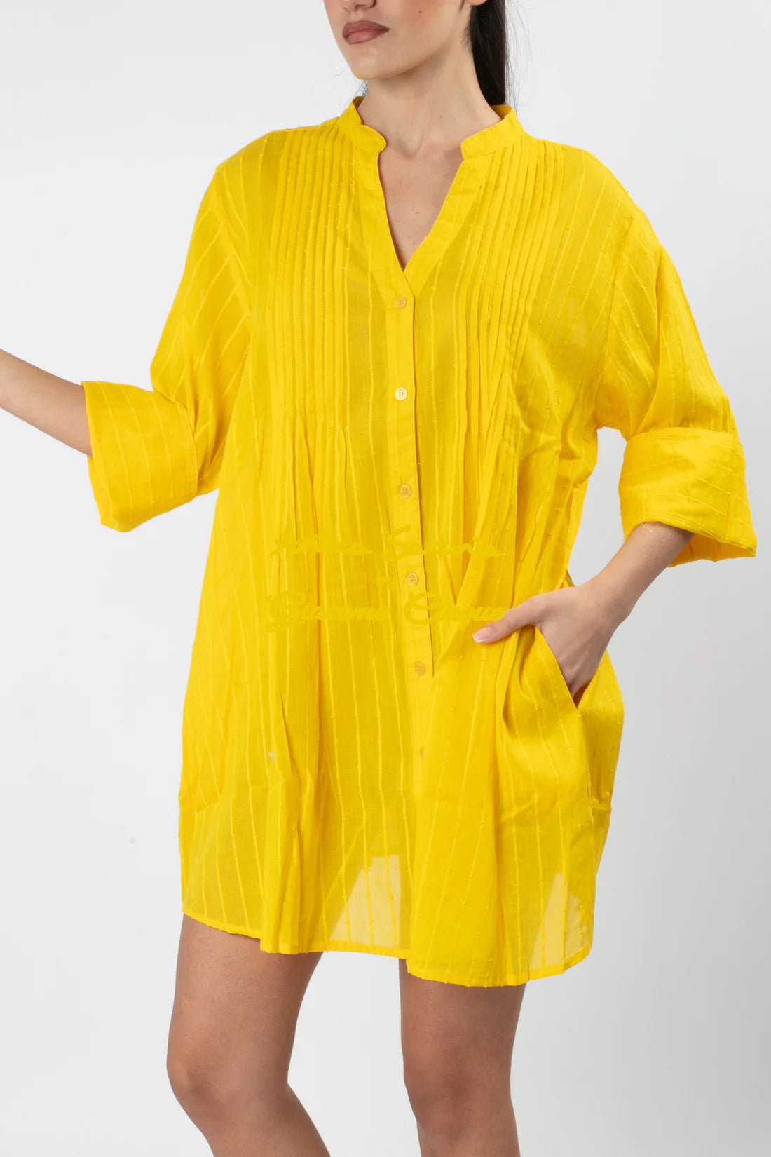 Short open  front dress