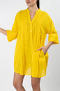 Short open  front dress