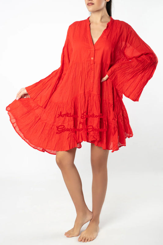 Short open front Dress